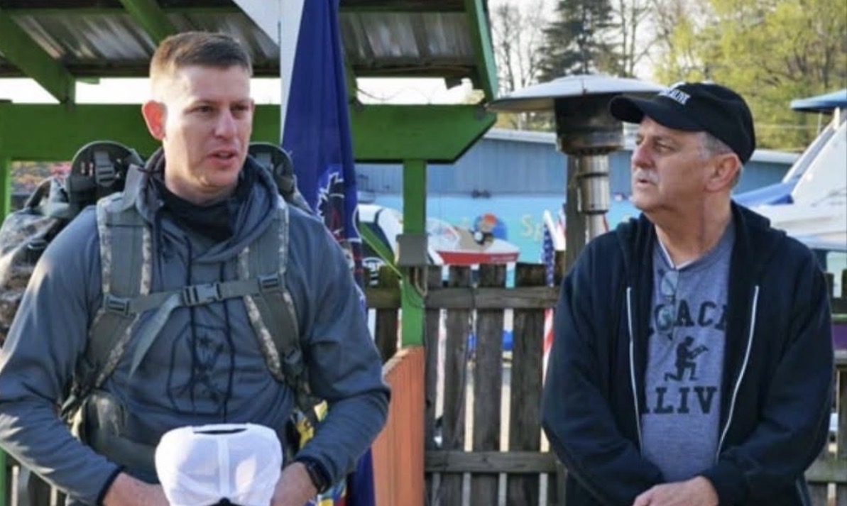 Ben Linkous and his father